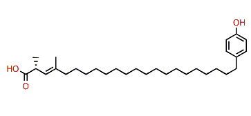 (2R,3E)-22-(4-Hydroxyphenyl)-2,4-dimethyl-3-docosenoic acid